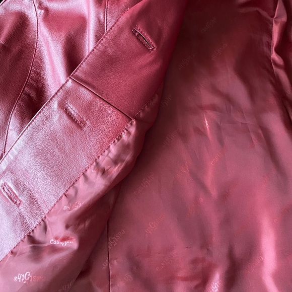 Red Leather Jacket - Picture 9 of 9